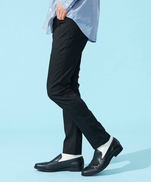 EDWIN（エドウィン）の「EDWIN エドウィン【夏用】ハタラクロ メンズ COOL スキニーパンツ ストレッチ 涼しい（その他パンツ・メンズ・ブラック・MEDIUM/LARGE/X-LARGE/SMALL）」の3枚目の写真