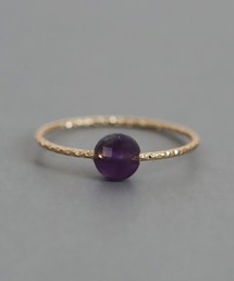 abaskdesign（アバスクデザイン）の「天然石プチラウンドカラーリング（リング）」