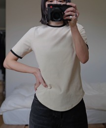 A part by | 【インフルエンサーkuronekoさんコラボ】パイルリンガーTシャツ(Tシャツ/カットソー)