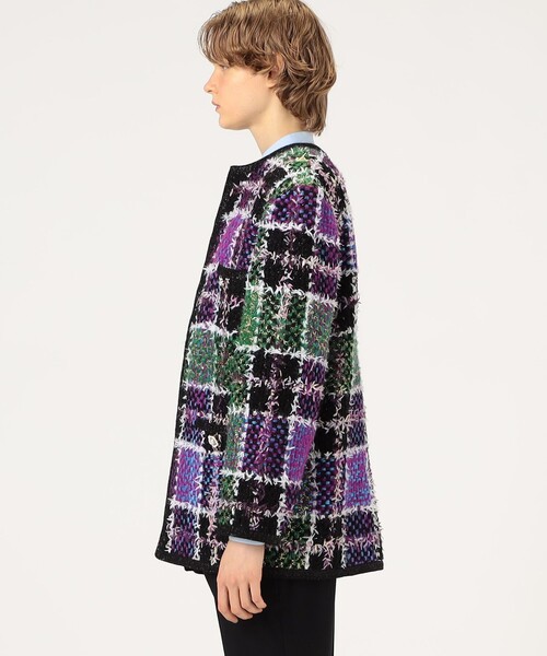 TOMORROWLAND (トゥモローランド)の「LALO CARDIGANS ジャケット(ノーカラージャケット・レディース・ブラック系その他・XS)」の4枚目の写真