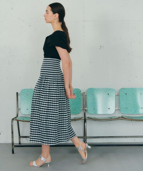 YECCA VECCA（イェッカヴェッカ）の「リボンデザインブラウス（シャツ/ブラウス・レディース・ブルー/ベージュ/ブラック・FREE）」の13枚目の写真