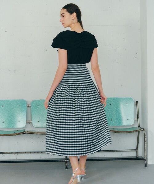 YECCA VECCA（イェッカヴェッカ）の「リボンデザインブラウス（シャツ/ブラウス・レディース・ブルー/ベージュ/ブラック・FREE）」の14枚目の写真