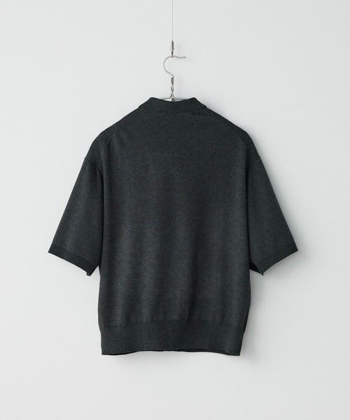 T/C BASIC HALF SLEEVE KNIT SHIRT（シャツ/ブラウス）｜WYM