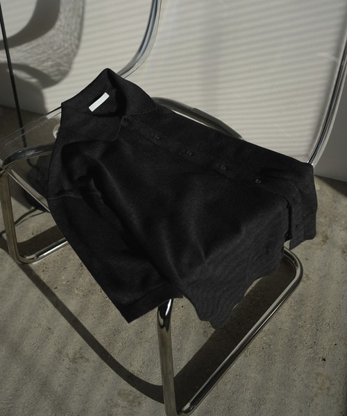 T/C BASIC HALF SLEEVE KNIT SHIRT（シャツ/ブラウス）｜WYM