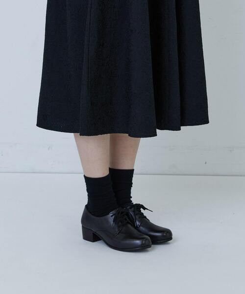 LOISIR（ロワズィール）の「チキンエンブロイダリーAラインワンピース（ワンピース・レディース・ブラック・FREE）」の6枚目の写真