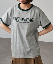 【CAPTAIN STAG】8051461 OE天竺リンガープリントTシャツ