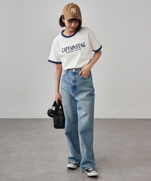 CAPTAIN STAG（キャプテンスタッグ）の「【CAPTAIN STAG】8051461 OE天竺リンガープリントTシャツ（Tシャツ/カットソー・レディース・グレー/ホワイト系その他2/ホワイト系1・LL/M/L）」の20枚目の写真