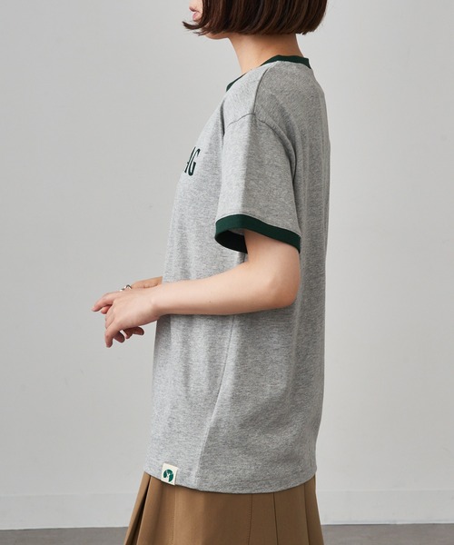 CAPTAIN STAG（キャプテンスタッグ）の「【CAPTAIN STAG】8051461 OE天竺リンガープリントTシャツ（Tシャツ/カットソー・レディース・グレー/ホワイト系その他2/ホワイト系1・LL/M/L）」の13枚目の写真