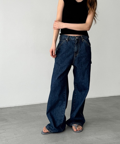 CANAL JEAN(キャナルジーン)の「El mar ペインターデニムパンツ 507(デニムパンツ・レディース・インディゴブルー・SMALL/MEDIUM)」の16枚目の写真