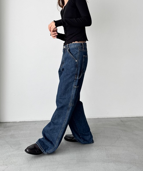 ☆CANAL JEAN　 El marペインターデニムパンツ ☆ キャナルジーン CANAL JEAN El mar ペインターデニムパンツ