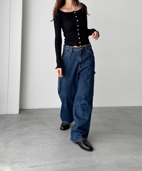 CANAL JEAN El mar ペインターデニムパンツ　【タグ付き】S El mar ペインターデニムパンツ（デニムパンツ）｜CANAL JEAN