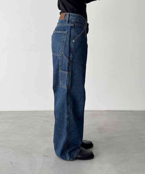 CANAL JEAN El mar ペインターデニムパンツM キャナルジーン CANAL JEAN El mar ペインターデニムパンツ