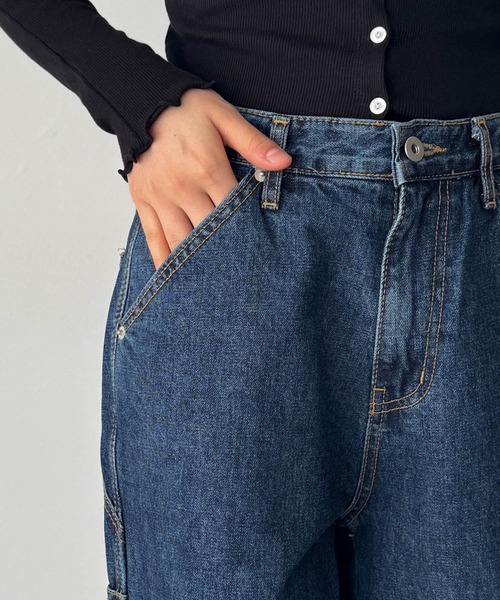 CANAL JEAN El mar ペインターデニムパンツ　Sサイズ El mar ペインターデニムパンツ（デニムパンツ）｜CANAL JEAN