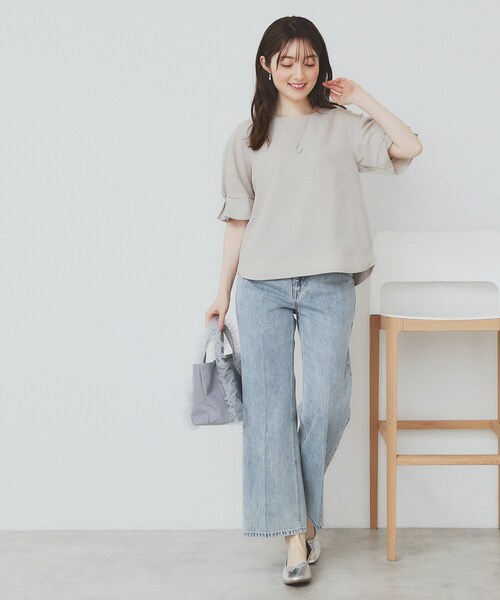 セール】《8色展開/XS-LLサイズ》タックパフスリーブブラウス【洗濯機