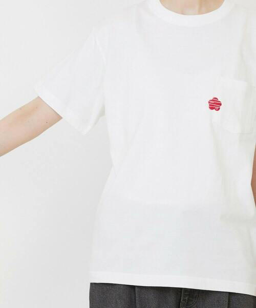 FRAPBOIS(フラボア)の「パークポケT(Tシャツ/カットソー・レディース・チャコールグレー/ホワイト・2/1)」の7枚目の写真