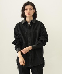 MILKFED. | WIDE DENIM SHIRT(シャツ/ブラウス)