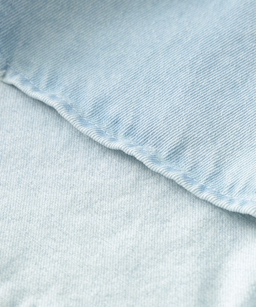 MILKFED.（ミルクフェド）の「WIDE DENIM SHIRT（シャツ/ブラウス・レディース・ブラック/ライトブルー・S/M）」の15枚目の写真