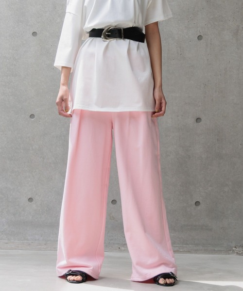 PAGEBOY(ページボーイ)の「タックスウェットパンツ(スウェットパンツ・レディース・ピンク系その他/ブラック/グレー/オフホワイト・FREE)」の22枚目の写真