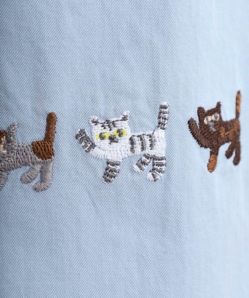 EMAGO ねこ刺繍テーパードパンツ（その他パンツ）｜Emago