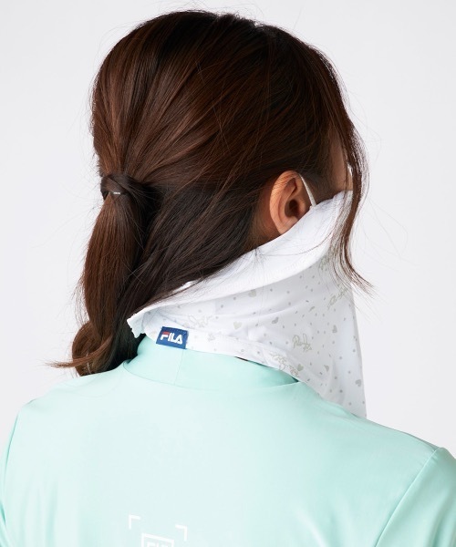 FILA GOLF(フィラゴルフ )の「【FILA GOLF/フィラゴルフ】レディースフェイスマスク ゴルフ 接触冷感(マスク・レディース・ホワイト/ブラック・FREE)」の5枚目の写真