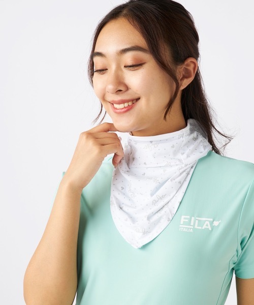 FILA GOLF(フィラゴルフ )の「【FILA GOLF/フィラゴルフ】レディースフェイスマスク ゴルフ 接触冷感(マスク・レディース・ホワイト/ブラック・FREE)」の13枚目の写真