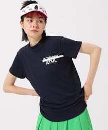 人気 半袖 使える メッシュ  Tシャツ メッシュ」に該当するTシャツ/カットソー（パープル/紫色系