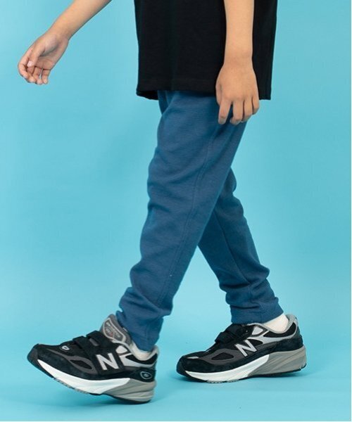 GLAZOS（グラソス）の「【S&H】ワイドカットロングパンツ（その他パンツ・キッズ・ブラック/ライトブルー/ブルー系その他2/ダークグリーン/ライトカーキ/ライトグレー/ネイビー/ベージュ/チャコール・100cm/130cm/120cm/110cm）」の2枚目の写真