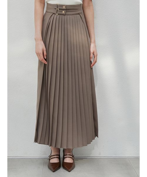 SNIDEL プリーツロングスカート スナイデル SNIDEL プリーツロングスカート （GRN