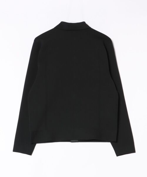 MEN'S BIGI（メンズビギ）の「デニムジャケット風ミラノリブニットアウター＜マシンウォッシャブル＞（ブルゾン・メンズ・ネイビー/ブラック/ブラウン系その他・04/03/01/02）」の6枚目の写真