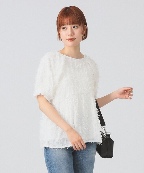 Ray BEAMS(レイビームス)の「フリンジ バルーンスリーブ ブラウス(シャツ/ブラウス・レディース・ホワイト/ミント/ブラック・ONE SIZE)」の20枚目の写真