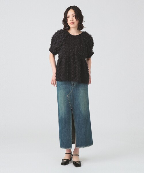 Ray BEAMS(レイビームス)の「フリンジ バルーンスリーブ ブラウス(シャツ/ブラウス・レディース・ホワイト/ミント/ブラック・ONE SIZE)」の21枚目の写真