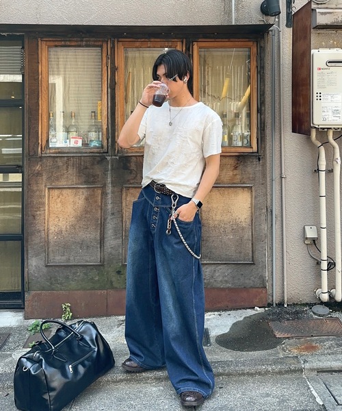 MandO(エムオー)(エムオー)の「【MandO】ダメージ加工Tシャツ(Tシャツ/カットソー・メンズ・ブラウン/オフホワイト/ブラック/チャコール・LARGE/MEDIUM)」の15枚目の写真