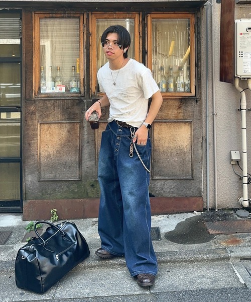 MandO(エムオー)(エムオー)の「【MandO】ダメージ加工Tシャツ(Tシャツ/カットソー・メンズ・ブラウン/オフホワイト/ブラック/チャコール・LARGE/MEDIUM)」の16枚目の写真