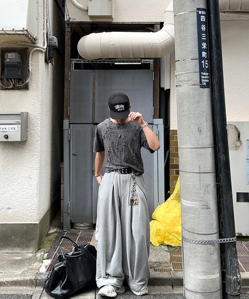 MandO(エムオー)(エムオー)の「【MandO】ダメージ加工Tシャツ(Tシャツ/カットソー・メンズ・ブラウン/オフホワイト/ブラック/チャコール・LARGE/MEDIUM)」の22枚目の写真