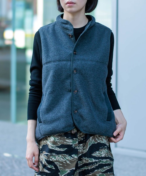 D.M.G / ディーエムジー] 両面起毛フリース ベスト | Domingo
