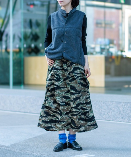 D.M.G.（ドミンゴ）の「[D.M.G / ディーエムジー] 両面起毛フリース ベスト（ベスト・レディース・ブラウン/ブルー/チャコールグレー・3/2）」の20枚目の写真