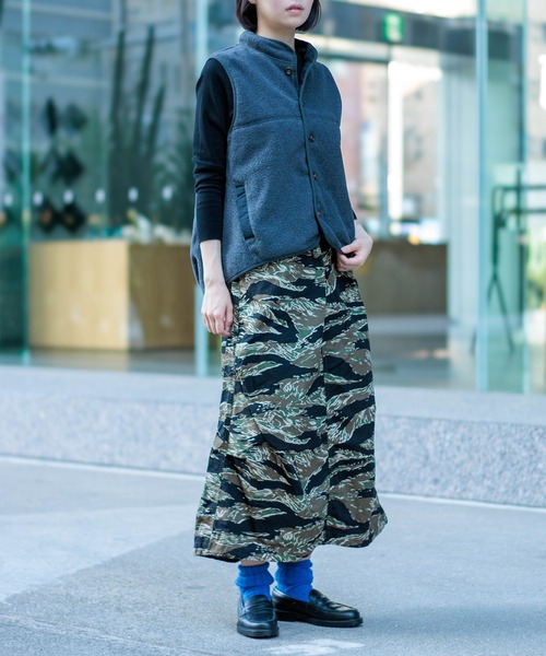 D.M.G.（ドミンゴ）の「[D.M.G / ディーエムジー] 両面起毛フリース ベスト（ベスト・レディース・ブラウン/ブルー/チャコールグレー・3/2）」の22枚目の写真