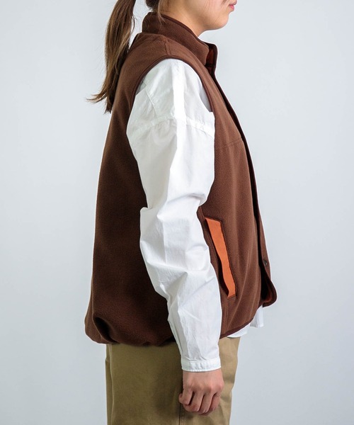 D.M.G / ディーエムジー] 両面起毛フリース ベスト | Domingo