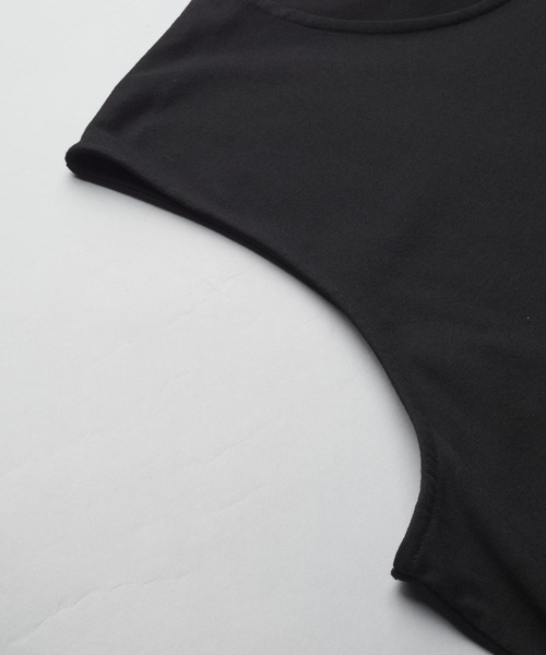 NO ID.（ノーアイディ）の「【NO ID.】Geometric Print Sleeveless Big Pullover / ジオメトリック プリント スリーブレス ビッグ プルオーバー（タンクトップ・メンズ・ホワイト/グレー/ブラック・ONE SIZE）」の20枚目の写真