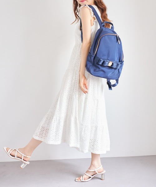 tocco closet(トッコ クローゼット)の「金具リボンミニリュック(~11インチタブレット対応)(バックパック/リュック・レディース・ブラック/ベージュ/ネイビー・FREE)」の10枚目の写真