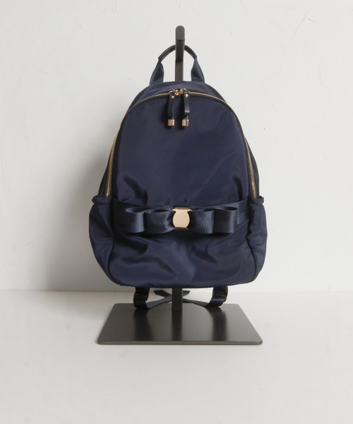 tocco closet(トッコ クローゼット)の「金具リボンミニリュック(~11インチタブレット対応)(バックパック/リュック・レディース・ブラック/ベージュ/ネイビー・FREE)」の15枚目の写真