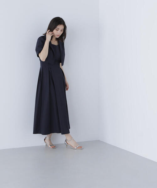 【新品】ナチュラルビューティー ショートジャケット S ネイビー 春秋 ショートジャケット＆ジャンスカ | NATURAL BEAUTY BASIC