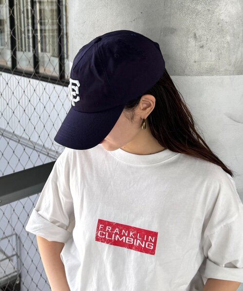 Franklin Climbing（フランクリンクライミング）の「【Franklin Climbing】 3D刺繍ロゴエンブレムCAP（キャップ・レディース・ネイビー/ベージュ/ブラック・ONE SIZE）」の8枚目の写真