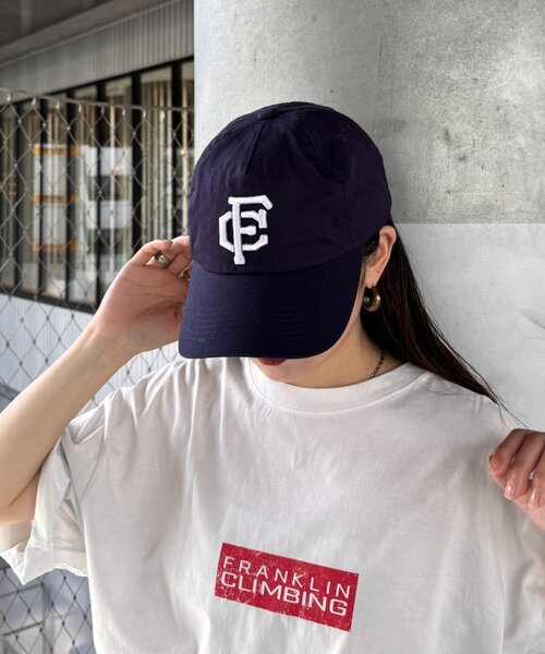 Franklin Climbing（フランクリンクライミング）の「【Franklin Climbing】 3D刺繍ロゴエンブレムCAP（キャップ・レディース・ネイビー/ベージュ/ブラック・ONE SIZE）」の9枚目の写真