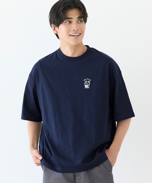 ワンポイント刺繍Tシャツ（Tシャツ/カットソー）｜coca（coca