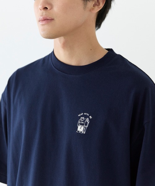 ワンポイント刺繍Tシャツ（Tシャツ/カットソー）｜coca（coca