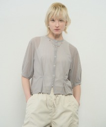 Muel Chic（ミュエルシック）の「Luxe tulle cardigan  リュクスチュールカーディガン（カーディガン/ボレロ）」