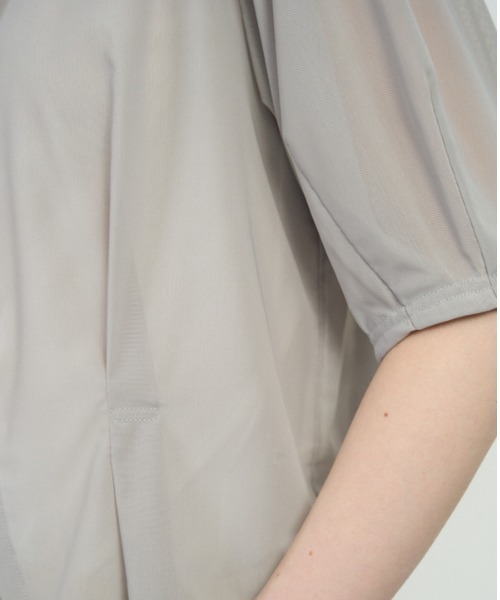 Muel Chic(ミュエルシック)の「Luxe tulle cardigan リュクスチュールカーディガン(カーディガン/ボレロ・レディース・ホワイト/ブラック/グレー/オリーブ・FREE)」の15枚目の写真