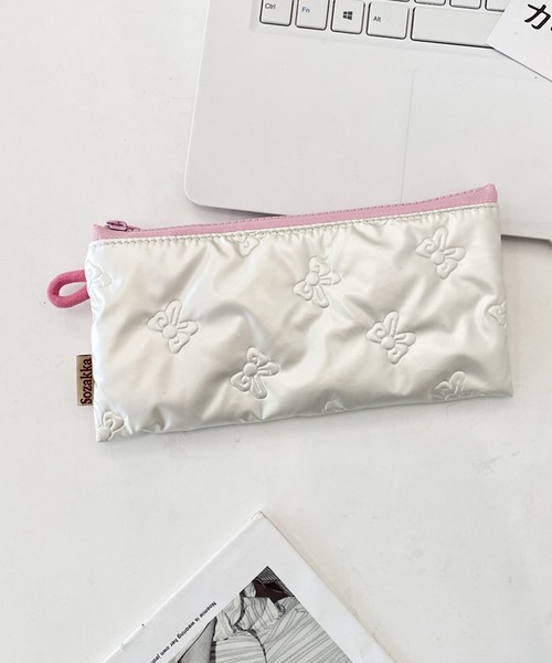Mignonjour(ミニョンジュール)の「Mignonjour/キルティングペンケース M2768(ペン類・レディース・その他6/その他4/その他1/その他2/その他3/その他5・FREE)」の3枚目の写真