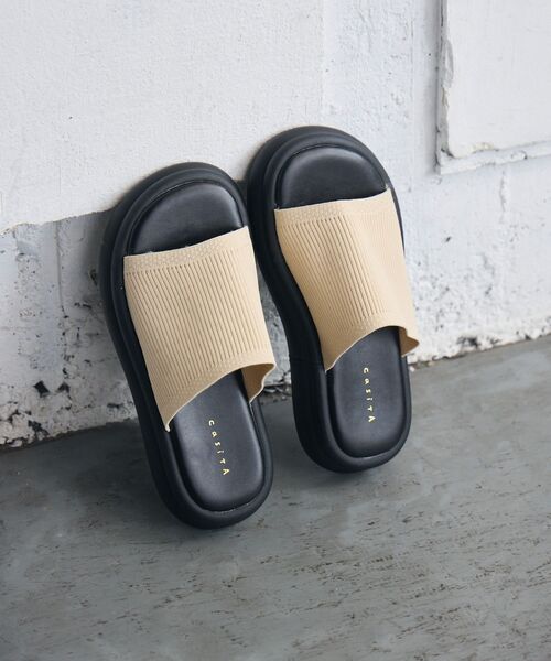 RETRO GIRL(レトロガール)の「アソートサンダル(サンダル・レディース・ブラック系その他/キャメル/オフホワイト/ブラック・LARGE/MEDIUM)」の8枚目の写真